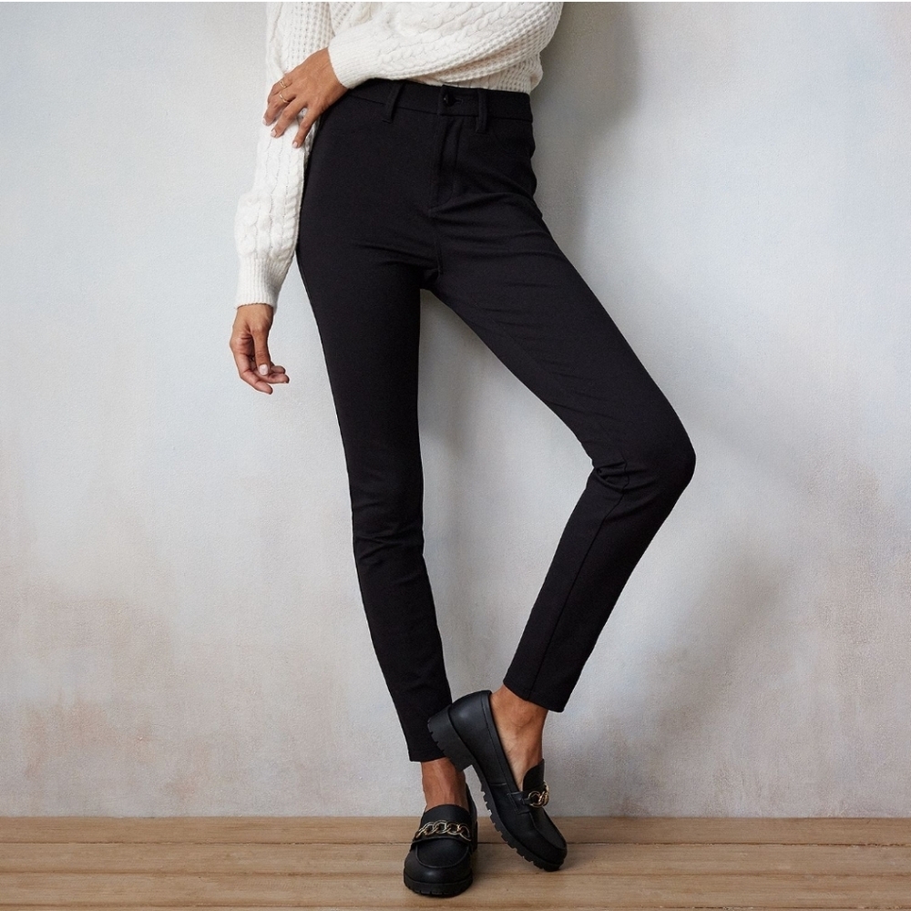 Lauren Conrad Ankle Length Super Skinny Leggings Black Size 4 NWOT